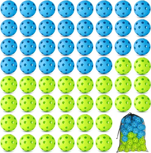 Vista 12 de Mototo 12/30/60 Pelotas de béisbol de práctica para golpear, pelotas de béisbol suaves de plástico de 2.8 pulgadas para práctica, pelota suave