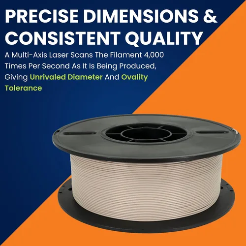 Vista 3 de 3D-Fuel Tough Pro PLA+ Filamento para Impresión 3D, Hecho en EE. UU., Filamento para Impresora 3D, Precisión Dimensional +/- 0.02 mm, 1.75 mm