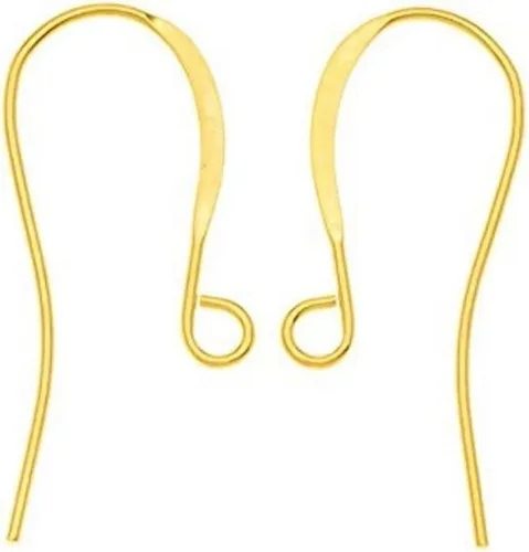 Vista 7 de Adabele 100 ganchos para pendientes de pez fuertes chapados en plata de ley