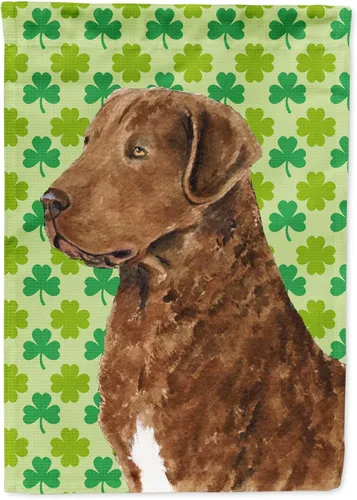 Vista 229 de Caroline's Treasures SS4442GF Affenpinscher Bandera de jardín con retrato de trébol del día de San Patricio para buzón, bandera decorativa