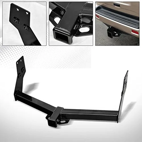 Vista 2 de Kit de remolque de enganche de remolque clase 3 acabado negro compatible con Nissan Pathfinder 1996-2004