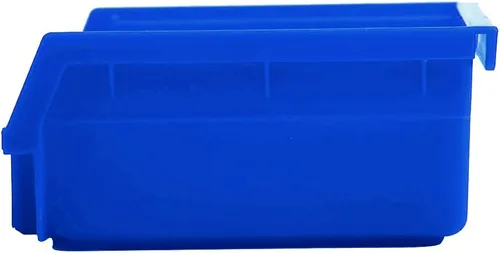 Vista 2 de Juego de contenedores de almacenamiento resistentes y panel de acero para colgar, panel laminado de acero para montar en banco, 15 contenedores