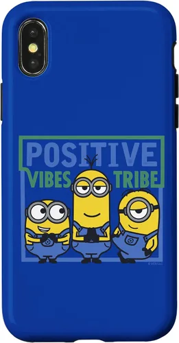 Vista 5 de Minions Carcasa Positive Vibes para iPhone 17