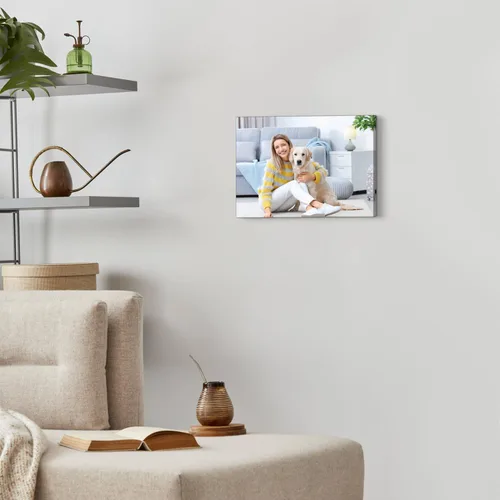 Vista 2 de Impresiones en lienzo personalizadas. Convierte las fotos en un impresionante arte de pared enmarcado, perfecto para decoración del hogar, regalos.
