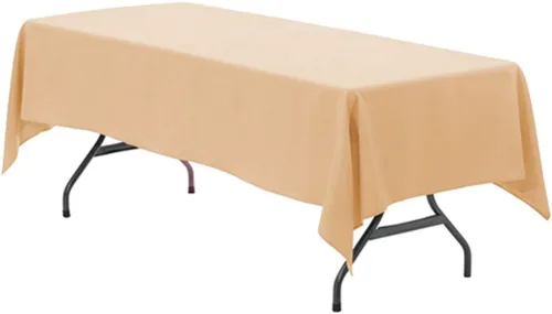 Vista 37 de Your Chair Covers - Mantel rectangular de poliéster sin costuras de alta calidad de 60 pulgadas de ancho x 102 pulgadas de largo - Negro - Mantel
