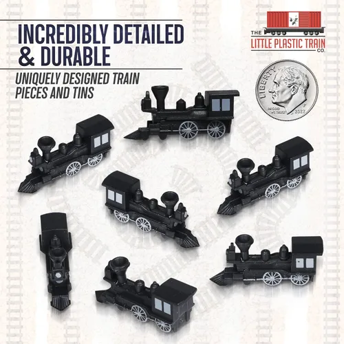 Vista 3 de Midnight Express Deluxe - Juego de tren de mesa Piezas de jugador para boleto para montar y otros juegos de mesa de tren para adultos, familiares