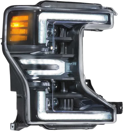 Vista 3 de Morimoto XB Faros LED, Carcasa de Faros Plug and Play para Ford Super Duty (2020+) Conjunto Completo de LED Aprobado por DOT (1x LF508)