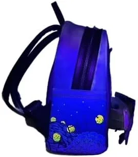 Vista 6 de Loungefly Disney Nightmare Before Christmas Lock Shock & Barrel Mini mochila, Negro -, Bolso de moda