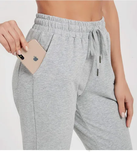 Vista 3 de Stelle Pantalones deportivos ligeros de cintura alta para mujer pantalones deportivos de entrenamiento con bolsillos 28 pulgadas