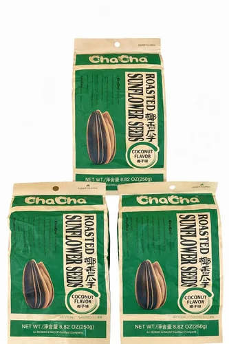 Vista 15 de HealthEmpire para semillas de girasol tostadas ChaCha (3 bolsas) (1, sabor a nuez pecana china)