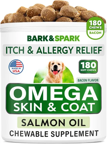 Vista 16 de Omega 3 + Aceite de pescado para perros - Apoyo para la piel y el pelaje