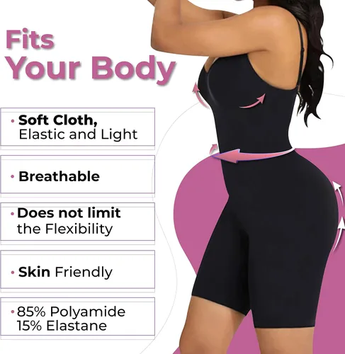 Vista 5 de Elegant Women Body Shapware para mujer con control de abdomen
