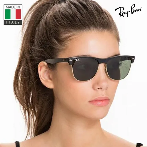Vista 6 de Ray-Ban RB4175 CLUBMASTER OVERSIZED Square Shaped Sunglasses for Men & Women with Official RAYBAN Eyewear Kit