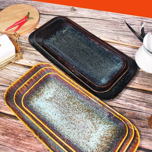Vista 6 de Juego de platos de porcelana para cena, juego de 2, para fruta, postre, plato para aperitivos, pan, cupcake, ensalada - Apto para microondas