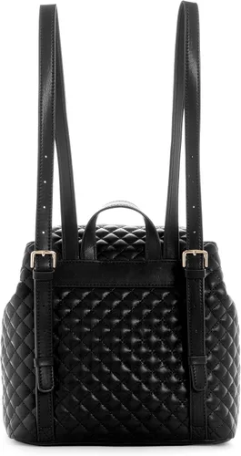 Vista 4 de GUESS Mochila Adam Flap, color negro, Negro