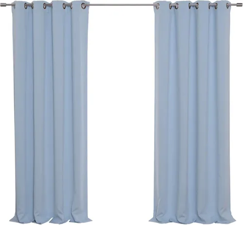 Vista 30 de Best Home Fashion Cortinas opacas aisladas térmicamente - Parte superior del ojal de bronce antiguo - 52" de ancho x 84" Largo - (Juego de 2 Paneles)