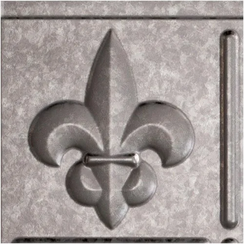 Vista 7 de FASÄDE Fleur-de-lis - Panel decorativo de vinilo decorativo para salpicaduras de 18 x 24 pulgadas en cobre piedra lunar (paquete de 5)