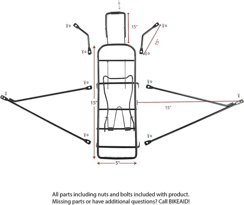 Vista 3 de Ventura Universal Carrier Rack