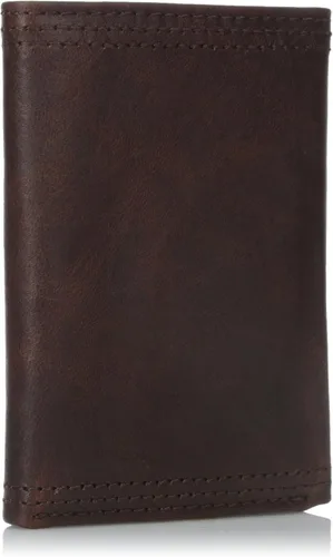Vista 7 de Ariat Billetera Rowdy Trifold marrón para hombre, Marrón