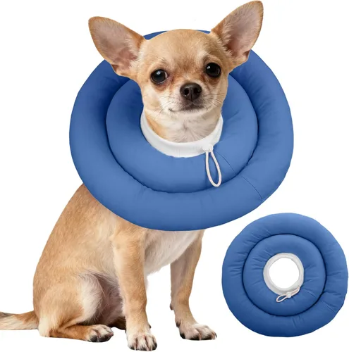Vista 46 de IDOMIK - Collar de recuperación para perros, cono suave impermeable para perros después de la cirugía Comfy Protective Elizabethan Collar