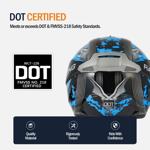 Vista 3 de Casco para niños y jóvenes para bicicleta de tierra, motocross, todoterreno, motocicleta, ATV, UTV, bicicleta de calle, Combo de guantes, gafas