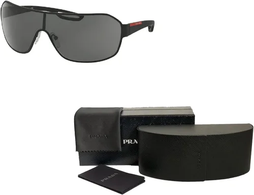 Vista 3 de Prada PS52QS Rectangle Sunglasses for Men BUNDLE With Designer iWear Complimentary Eyewear Kit