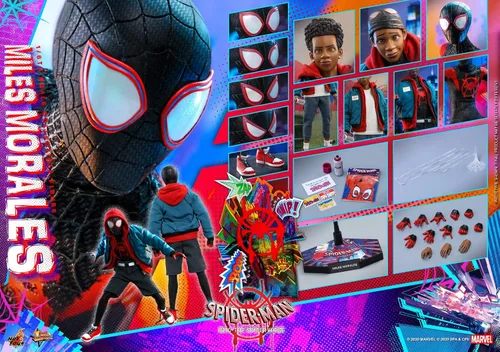 Vista 8 de Spider-Man Into the Spider-Verse Escala 1/6 Miles Morales