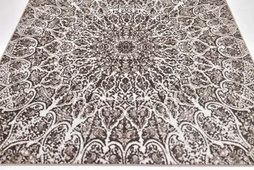 Vista 85 de Sofia, alfombra clásica de diseño abstracto, Polipropileno, Gris oscuro Gris/gris (Dark Gray/Gray)