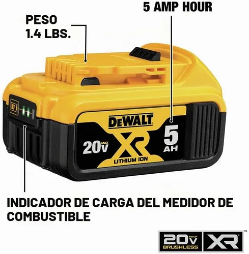 Vista 4 de * DEWALT DCF887P1 20V MAX XR 1/4 pulgadas Kit de controlador de impacto (5ah)