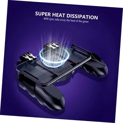 Vista 8 de Parliky Controller Trigger Adjustable Hand Grip Controller for Phone Mobile Game Controller Metal Mobile Trigger Phone Game Assist Portable Game