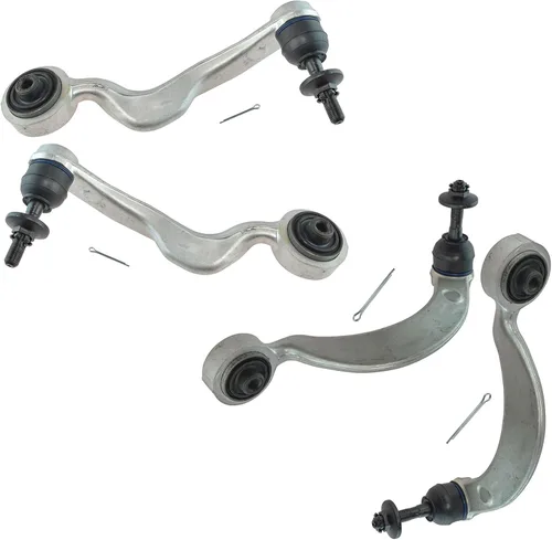 Vista 41 de TRQ Brazo de control superior e inferior del lado del conductor y del pasajero con juego de rótulas compatible con Chevrolet GMC 89-02