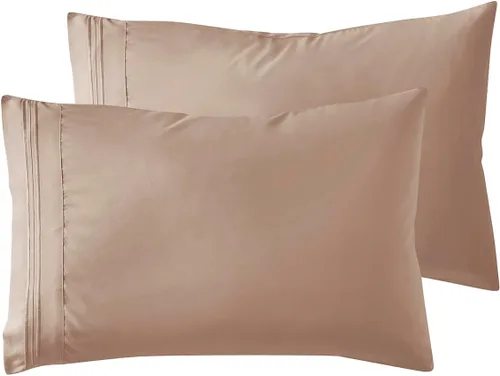 Vista 93 de Nestl - Juego de 2 fundas de almohada de microfibra azul playa tamaño Queen, 20 x 30 pulgadas