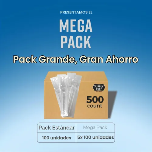 Vista 8 de 3X Horquillas de plástico transparente resistentes envueltas individualmente, resistentes como cubiertos de plata, paquete de 100 horquillas
