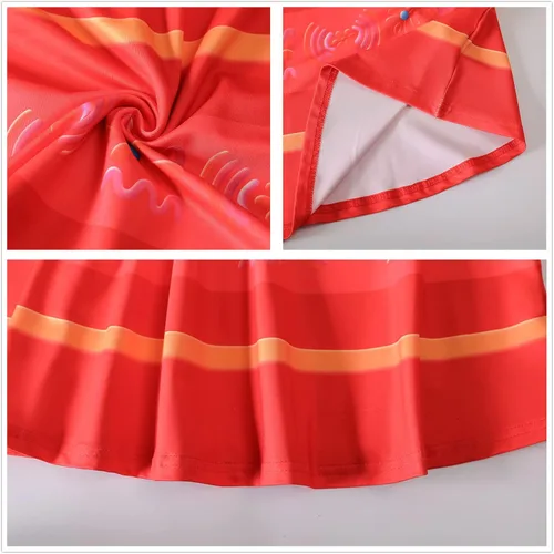 Vista 5 de Vestido de Encanto Isabella Mirabel para niñas disfraz de princesa Madrigal