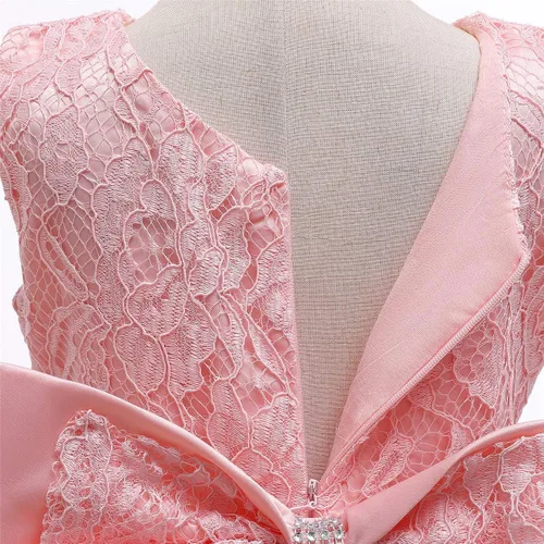 Vista 5 de NNJXD - Vestido de princesa de tul con flores, para usar en bodas, para niñas pequeñas y bebés