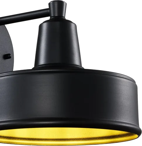 Vista 8 de Trans Globe Imports Linterna de granero al aire libre negra (51321 BK)