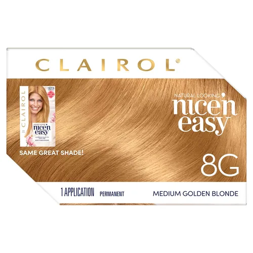 Vista 4 de Clairol Nice'n Easy - Tinte permanente para el cabello, color rubio dorado medio 8G, 3