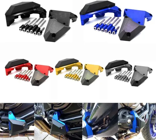 Vista 5 de Easygo - Funda protectora de motor para YAMAHA MT-07 FZ 07 FZ07 2014-2018 (Negro)