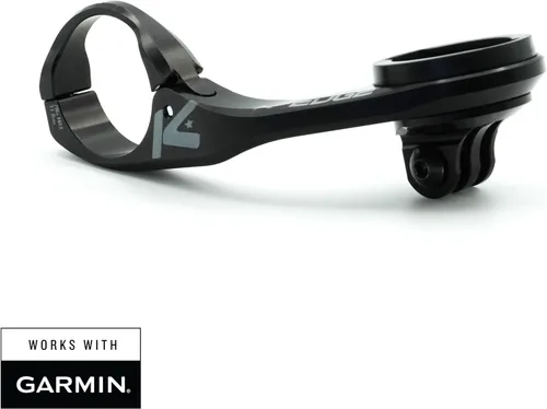 Vista 2 de K-Edge Soporte combinado para computadora de bicicleta Max para dispositivos GPS Garmin Negro accesorios de ciclismo-electrónica