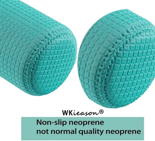 Vista 3 de WKieason - Funda de neopreno para tarro de masón de boca regular de 16 onzas, fundas para tarros de 16 onzas, funda para boca regular