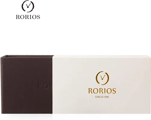 Vista 6 de RORIOS - Relojes de moda para hombres, reloj de cuarzo analógico, reloj de pulsera genial y creativo con correa de malla de acero inoxidable, reloj
