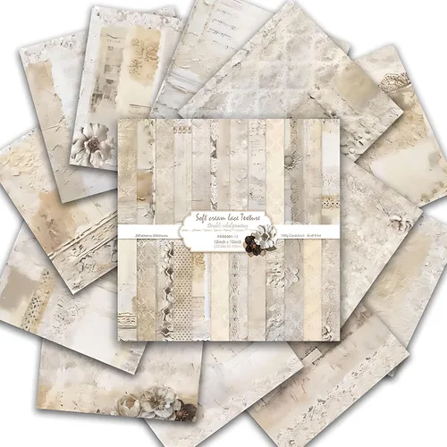 Vista 7 de Papel de álbum de recortes de 12 x 12 pulgadas, 24 hojas de manualidades decorativas de origami, impresión de doble cara, decoración de álbum