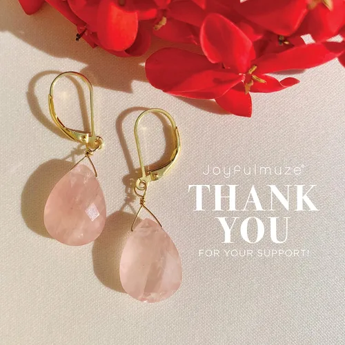 Vista 9 de Pendientes de Gemas Naturales, Joyería Colgante con Gota de Plata de Ley Hipoalergénica 925, Regalo para Mujeres Hecho a Mano en EE. UU