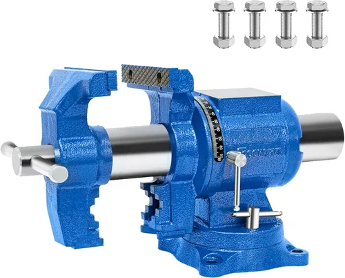 Vista 15 de Tornillo de banco de posicionamiento COGNATIVE 5" UPG 360°, fuerza de 8800LB