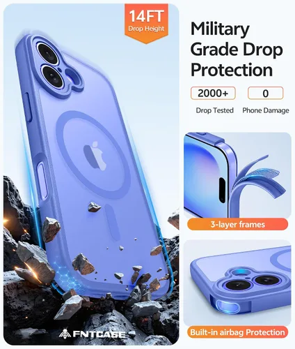 Vista 169 de FNTCASE Funda para Motorola Moto G-Stylus-5G-2025: Funda magnética translúcida mate a prueba de golpes para Moto G Stylus 2026, funda protectora