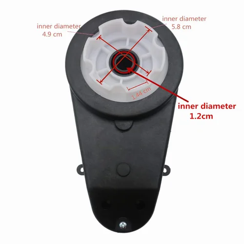 Vista 3 de weelye 2 unidades de 12 V 40000 RPM RS550 de alta velocidad, repuesto para niños que conducen Jeep, SUV, vehículos eléctricos, apertura 0.5 in
