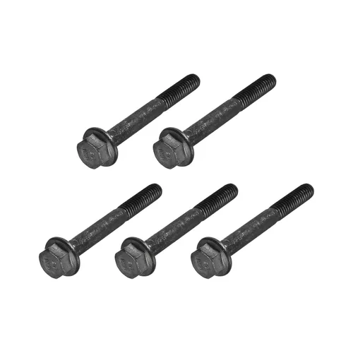 Vista 6 de METALLIXITY Pernos de cabeza hexagonal con brida (M6x40mm) 5pcs, perno de brida hexagonal Tornillo de media rosca, para sujetadores de hardware