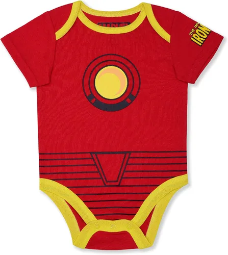Vista 2 de Marvel Avengers - Conjunto de body y pantalón deportivo para recién nacido y bebé, azul, azul marino, rojo, verde, negro, gris