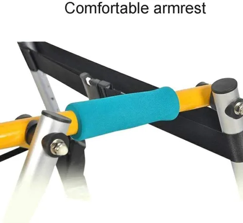 Vista 5 de Caminador ligero plegable de cuatro ruedas con asiento acolchado para niños pequeños, niños, adolescentes con necesidades especiales, parálisis