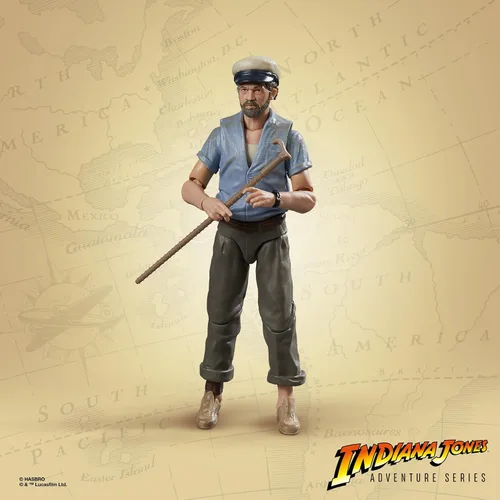 Vista 4 de Indiana Jones and The Dial of Destiny Adventure Series - Figura de acción Renaldo, figuras de acción de 6 pulgadas, juguetes para niños a partir